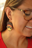 Handcrafted Wood Earrings- Mahomes