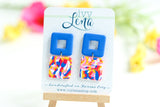 Handcrafted Polymer Clay Earrings- Color