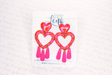 Handcrafted Polymer Clay Earrings- Lovely