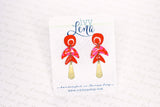 Handcrafted Polymer Clay Earrings- Lovely