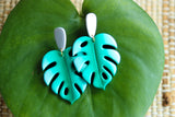 Handcrafted Polymer Clay Earrings- Tropical Floral