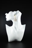 Handcrafted Polymer Clay Earrings- Bridal