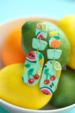 Handcrafted Polymer Clay Earrings- Fruit