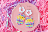 Handcrafted Polymer Clay Earrings- Easter Chick