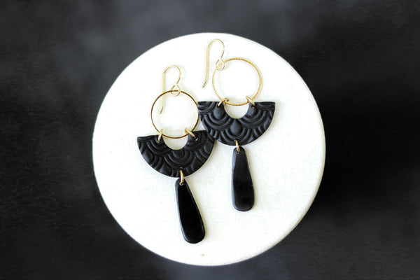 Cath Black - Polymer Clay Earrings Online - Handmade Earrings – Fearless  And Wild