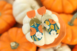 Handcrafted Polymer Clay Earrings- Pumpkins
