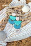 Handcrafted Polymer Clay Earrings- Beachy