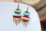 Handcrafted Polymer Clay Earrings- Fiesta