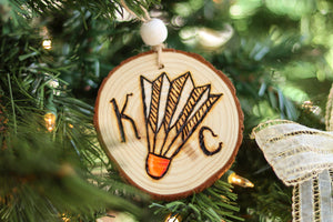 Handcrafted Wood Burned Ornament