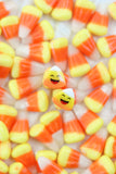 Handcrafted Polymer Clay Earrings- Happy Candy Corn Studs