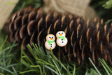 Handcrafted Polymer Clay Earrings- Sugar Cookie Studs