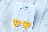 Handcrafted 3D Printed Earrings- KC