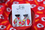 Handcrafted Polymer Clay Earrings- KC Doodle
