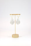 Handcrafted Polymer Clay Earrings- Bridal