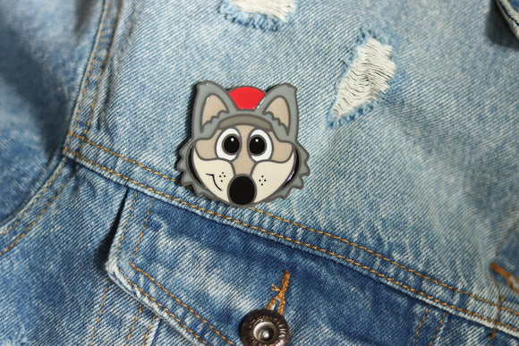 **Made-to-order** Handcrafted 3D Printed Pin- KC Wolf