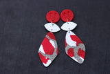 Handcrafted Polymer Clay Earrings- UNL
