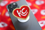 Handcrafted 3D Printed Pop Socket - KC Heart