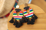 Handcrafted Polymer Clay Earrings- Fiesta