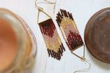 Handcrafted Beaded Fringe Earrings