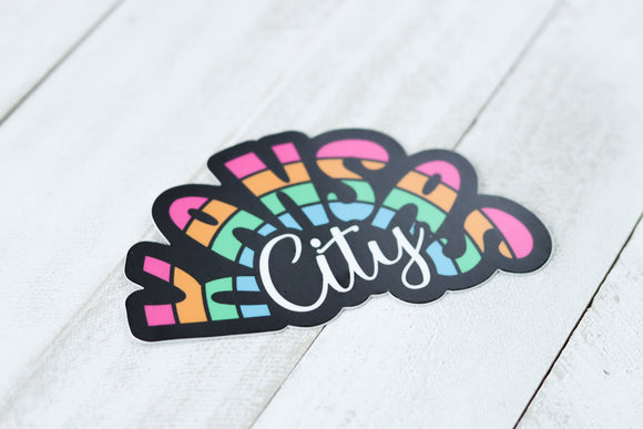 Kansas City Rainbow Sticker