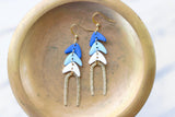 Handcrafted Polymer Clay Earrings- Royals