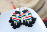 Handcrafted Polymer Clay Earrings- Fiesta