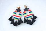 Handcrafted Polymer Clay Earrings- Fiesta