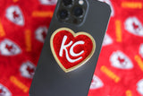 Handcrafted 3D Printed Pop Socket - KC Heart