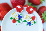 Handcrafted Polymer Clay Earrings- Fruits of July