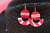 Handcrafted Polymer Clay Earrings- UNL