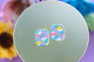 Handcrafted Polymer Clay Stud Earrings