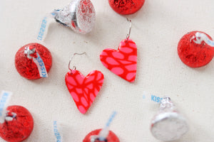 Handcrafted Polymer Clay Earrings- Valentine’s Day