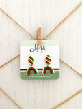 Handcrafted Polymer Clay Earrings- Holiday