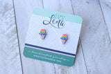 Handcrafted Polymer Clay Earrings- Ice Cream Cones