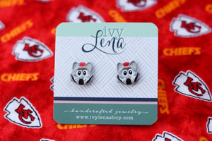 Handcrafted Earrings- KC Wolf